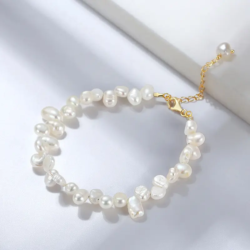 Shangda New S925 Sterling Silver Pearl Bracelet — feature 9