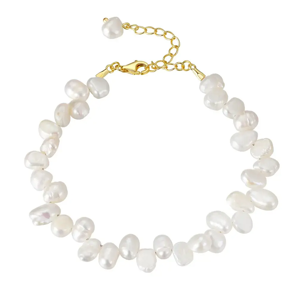 Shangda New S925 Sterling Silver Pearl Bracelet - Image 3