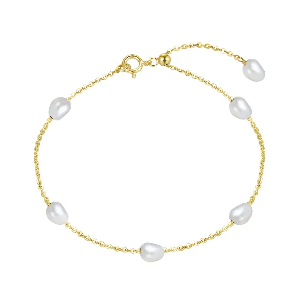 Shangda New S925 Sterling Silver Pearl Bracelet - Image 4
