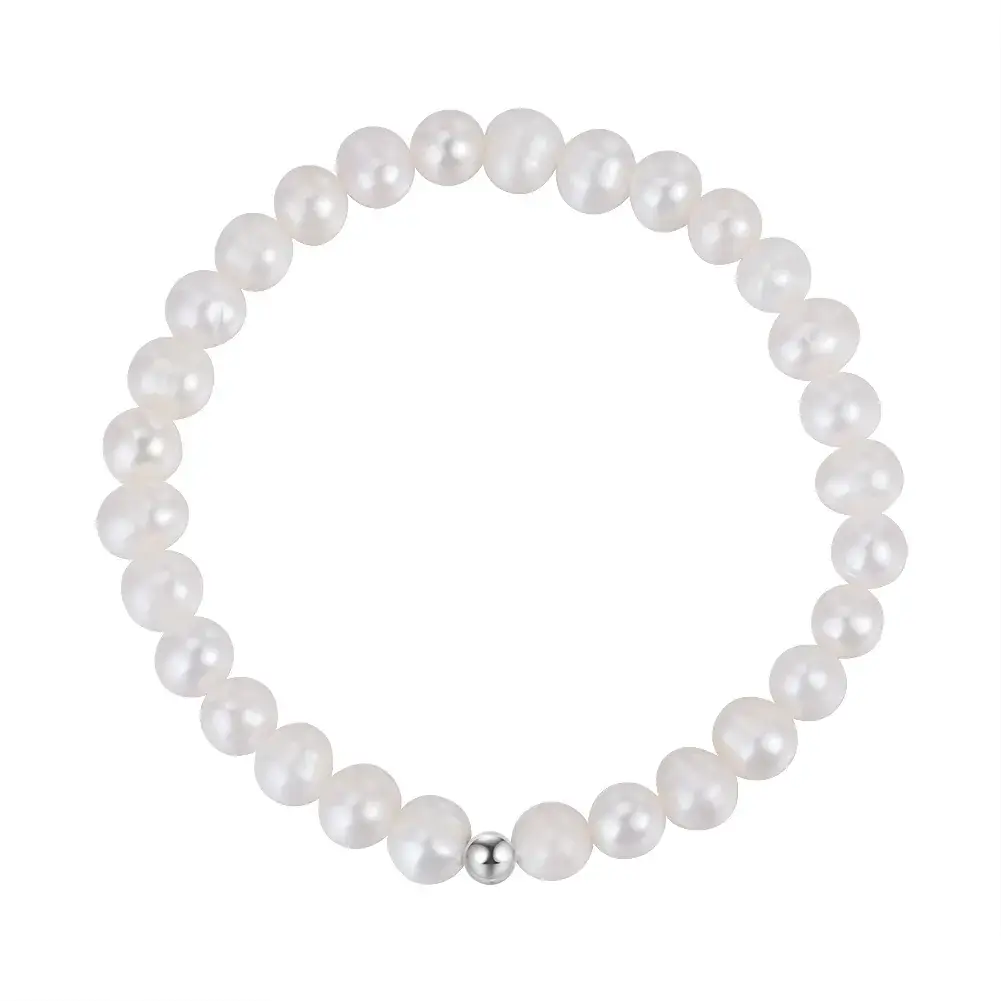 Shangda New S925 Sterling Silver Pearl Bracelet - Image 8