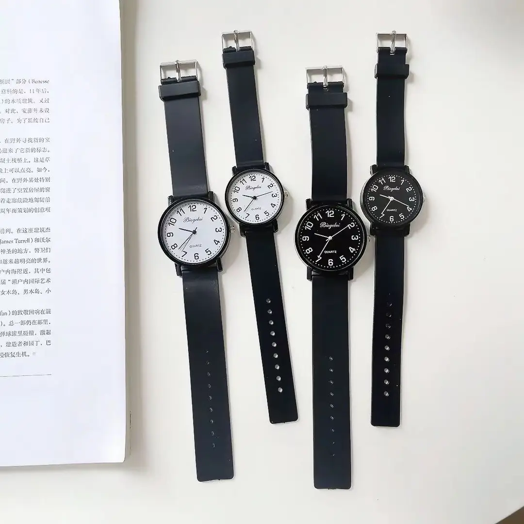 Special for Students Examination Junior High School Students High School Students Simple Light Luxury Niche Fashion Couple Pointer Quartz Watch Watch