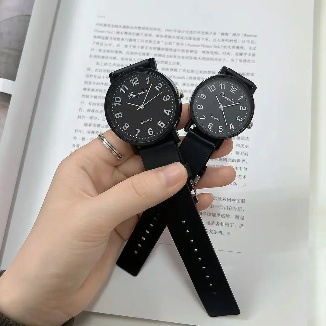 Special for Students Examination Junior High School Students High School Students Simple Light Luxury Niche Fashion Couple Pointer Quartz Watch Watch — feature 12