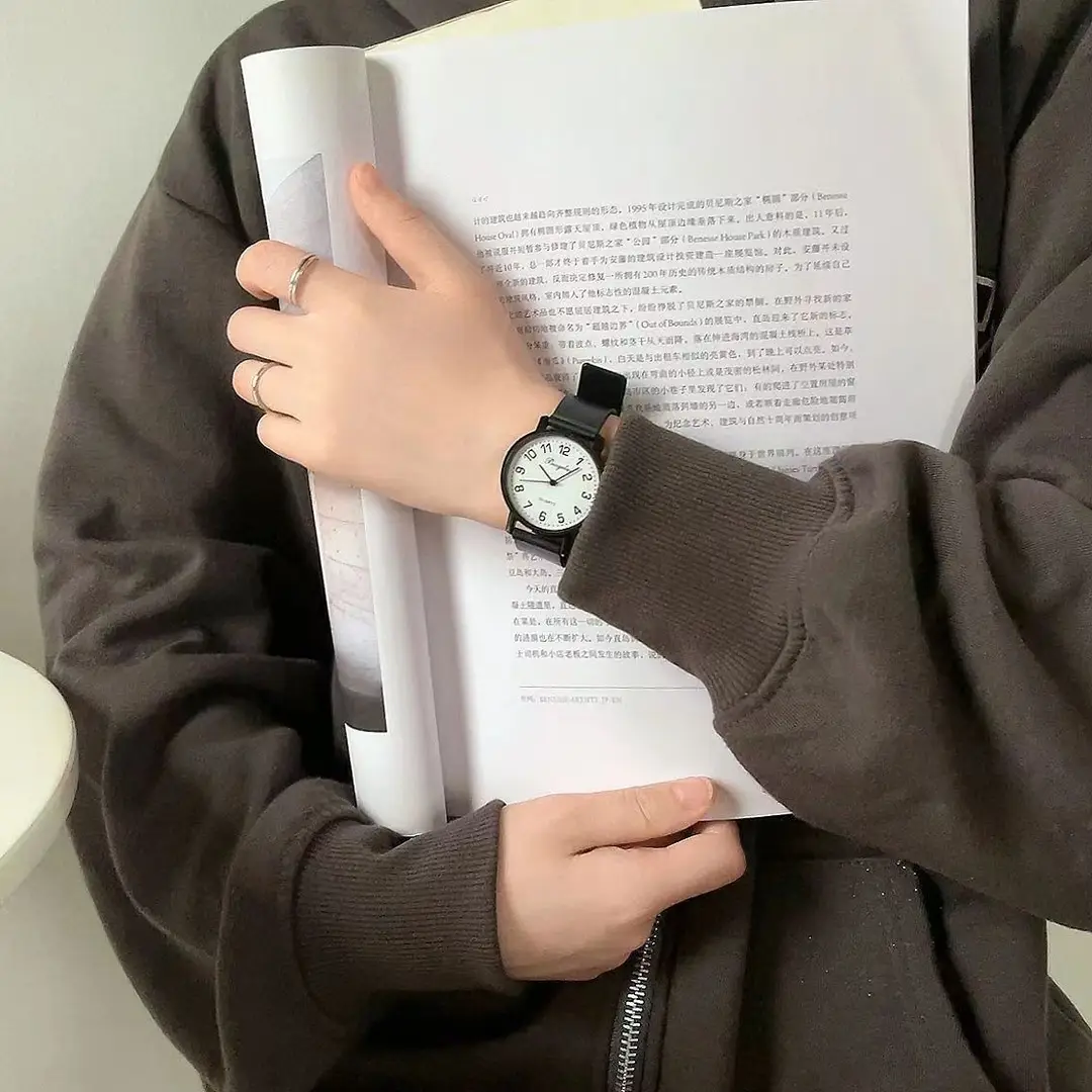 Special for Students Examination Junior High School Students High School Students Simple Light Luxury Niche Fashion Couple Pointer Quartz Watch Watch — feature 20