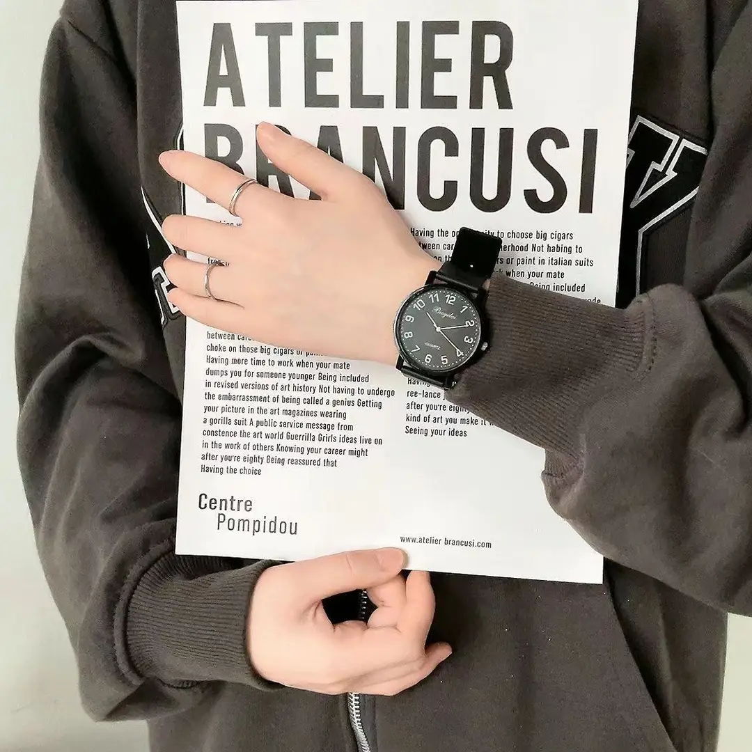 Special for Students Examination Junior High School Students High School Students Simple Light Luxury Niche Fashion Couple Pointer Quartz Watch Watch — feature 21