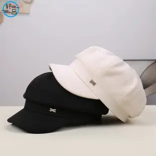Blue Korean Style PU Leather Cap for Boys — feature 9