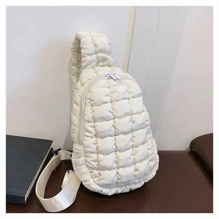 Pink Rhombus Shoulder Bag Large Capacity Korean Style — feature 19