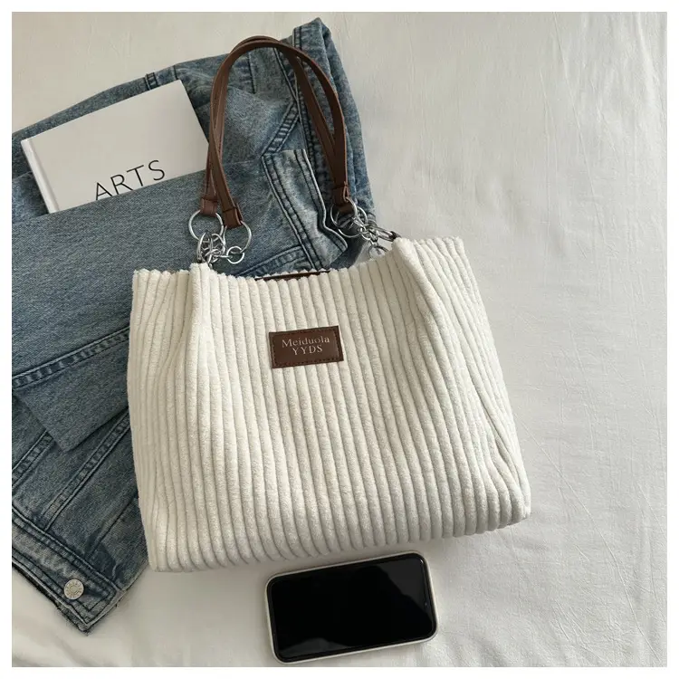 2024 Women's Fleece Chain Tote Bag Set — feature 12