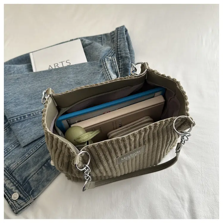 2024 Women's Fleece Chain Tote Bag Set — feature 21