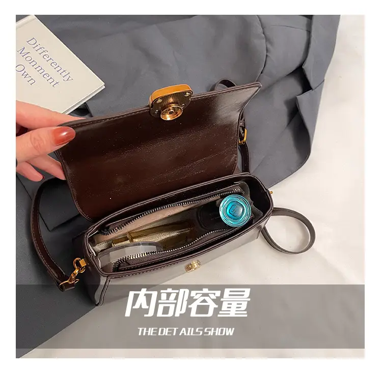 Black Korean Style Shoulder Crossbody Handbag 2024 — feature 2