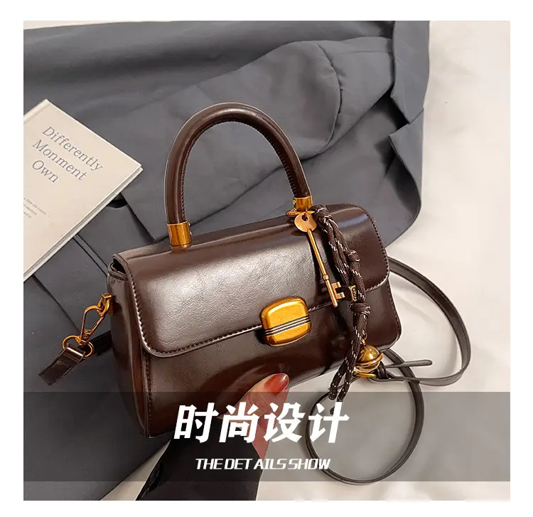 Black Korean Style Shoulder Crossbody Handbag 2024 — feature 4