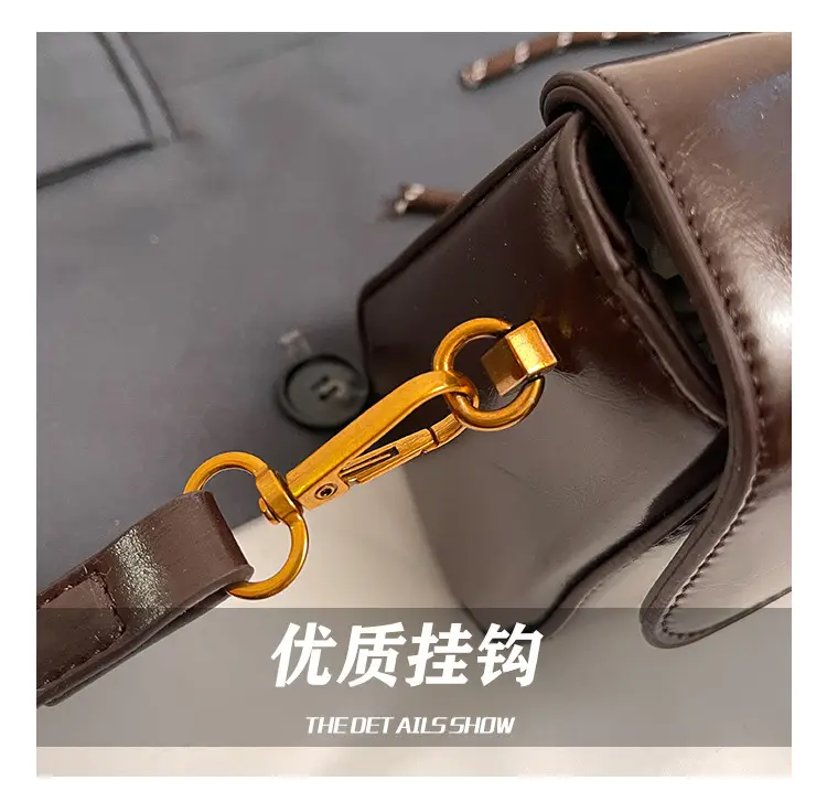 Black Korean Style Shoulder Crossbody Handbag 2024 — feature 7