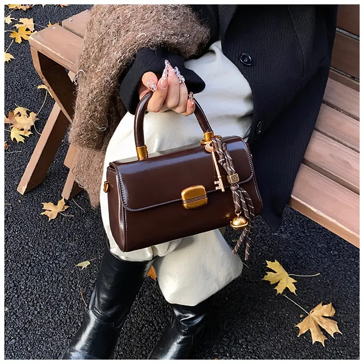Black Korean Style Shoulder Crossbody Handbag 2024 — feature 9