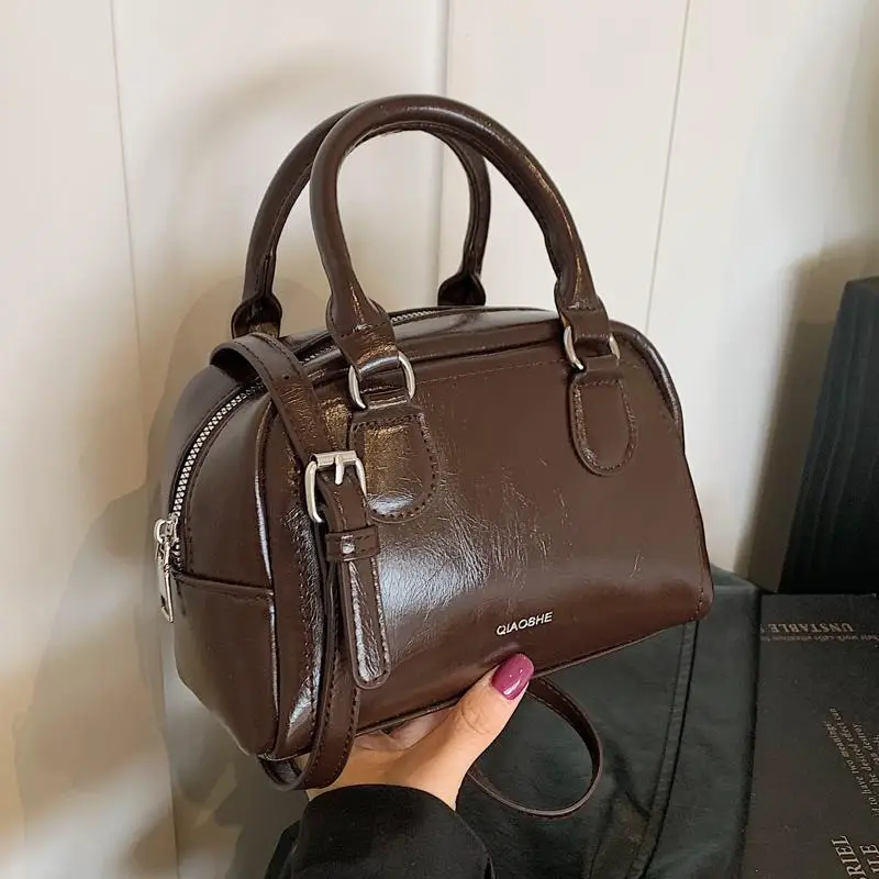 2024 Winter Shoulder Crossbody Bag Red Elegant Korean Style - Image 5