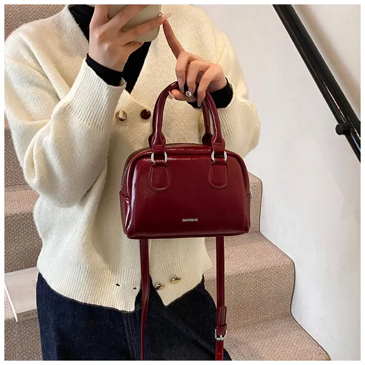 2024 Winter Shoulder Crossbody Bag Red Elegant Korean Style — feature 11