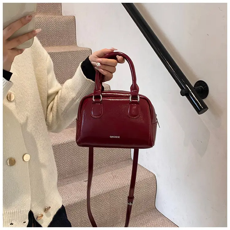 2024 Winter Shoulder Crossbody Bag Red Elegant Korean Style — feature 12