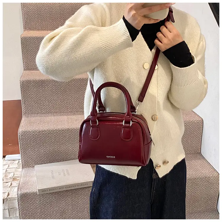 2024 Winter Shoulder Crossbody Bag Red Elegant Korean Style — feature 13