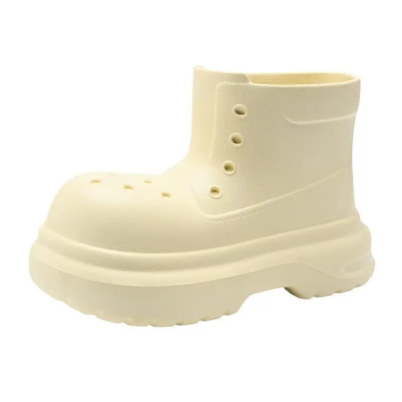 Thick bottom rain boots women's adult 2024 new waterproof non-slip short tube outer wear four seasons fashion rain boots water shoes direct sales