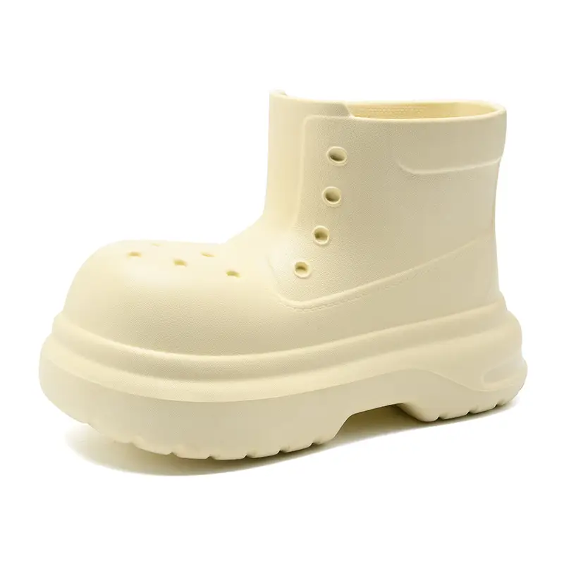 Thick bottom rain boots women's adult 2024 new waterproof non-slip short tube outer wear four seasons fashion rain boots water shoes direct sales