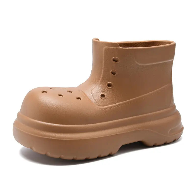 Thick bottom rain boots women's adult 2024 new waterproof non-slip short tube outer wear four seasons fashion rain boots water shoes direct sales