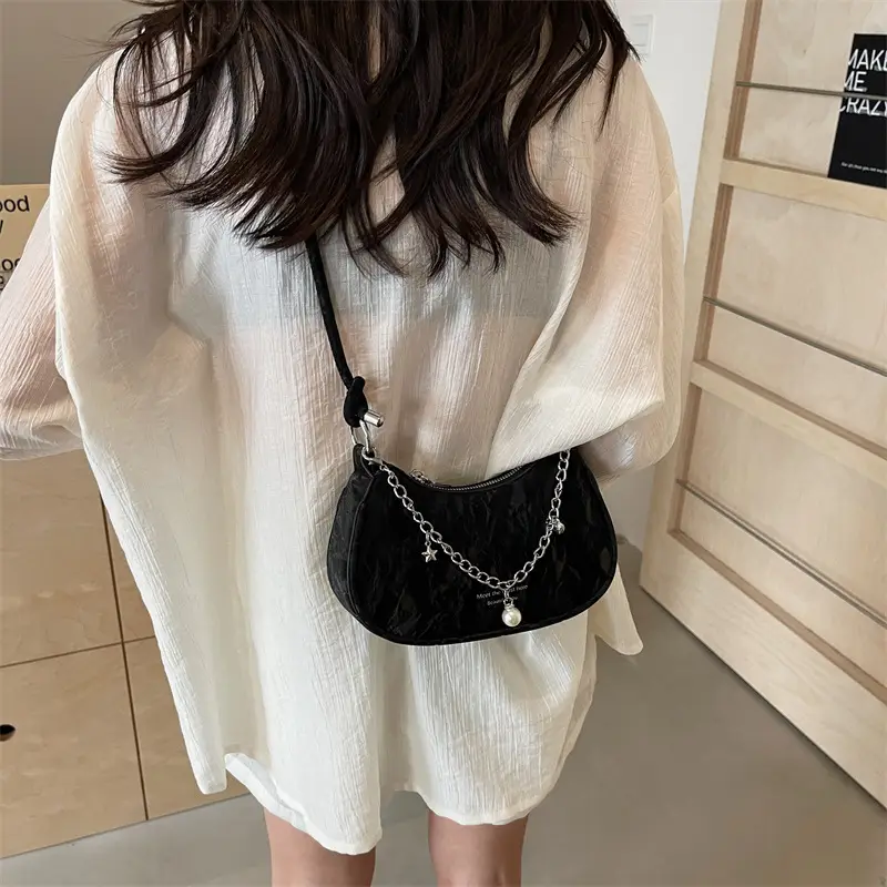 Black Chain Crossbody Bag for Women 2024 - Image 7