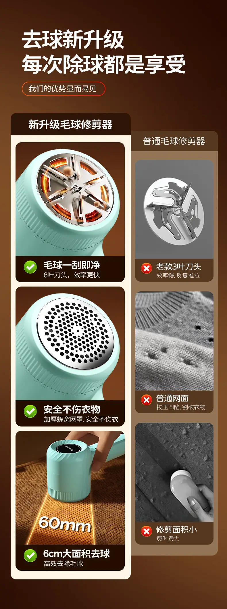 Portable Shaver, Rechargeable Lint Remover, Lint Remover, Shaving Machine, Lint Remover, Clothes Lint Remover — feature 7