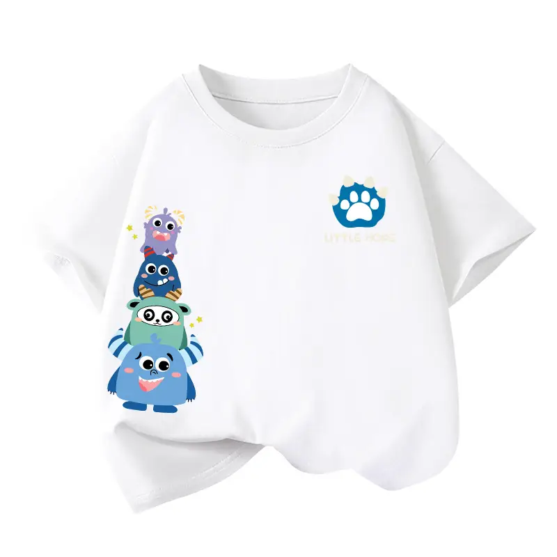 Blue Skate Park Cartoon Boys T-Shirt 2026 - Image 3