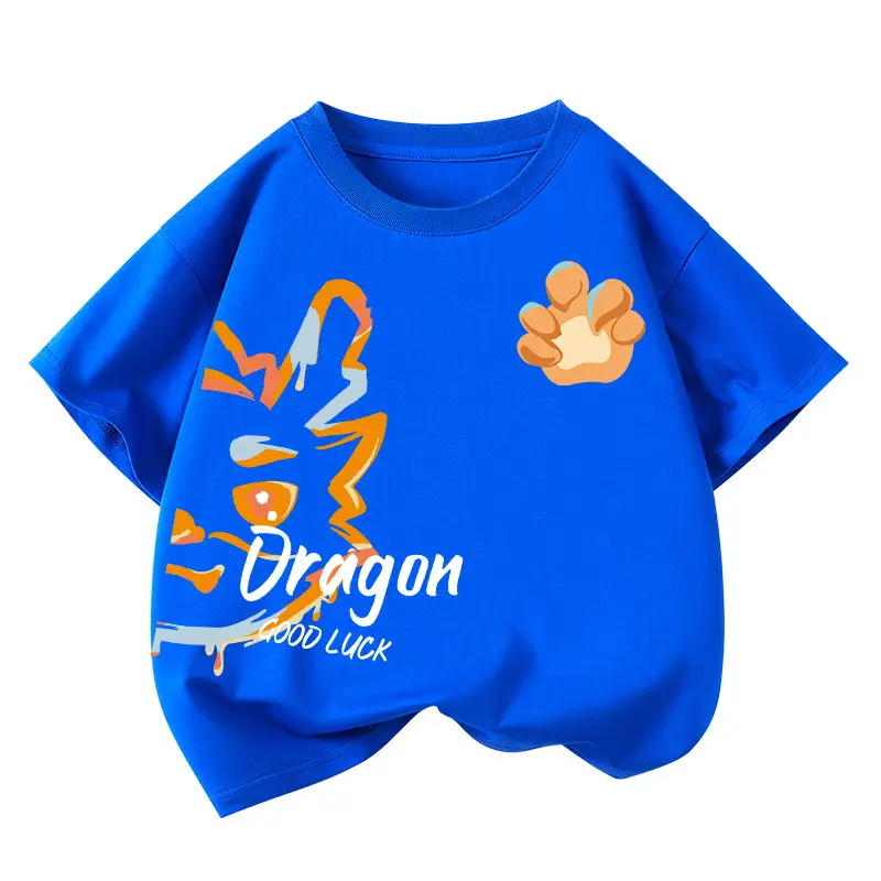 Blue Dragon Print Boys T-Shirt 2026 - Image 3