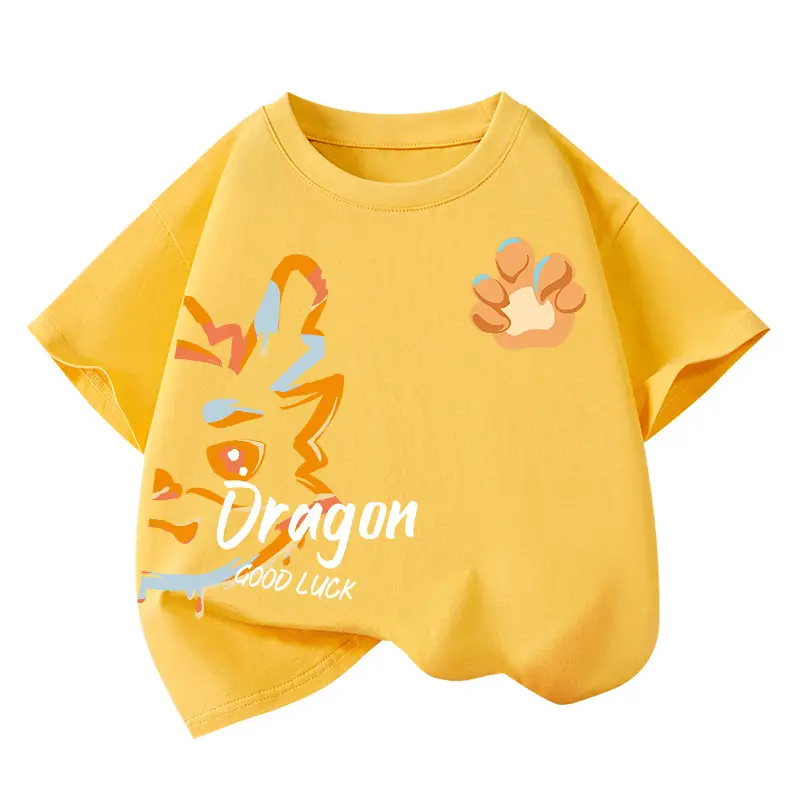 Blue Dragon Print Boys T-Shirt 2026 - Image 2