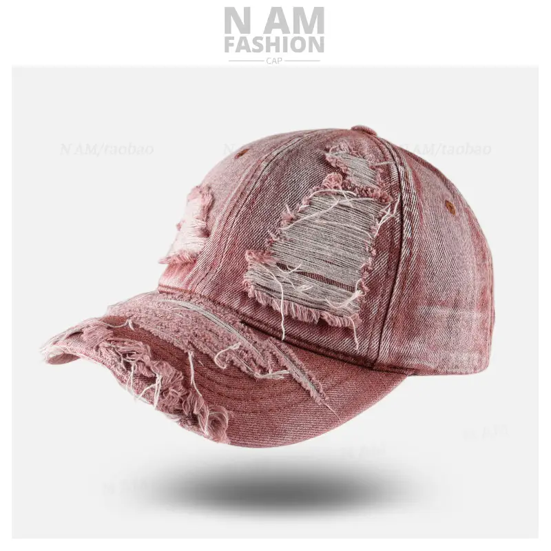 American Style Denim Baseball Cap for Men Women