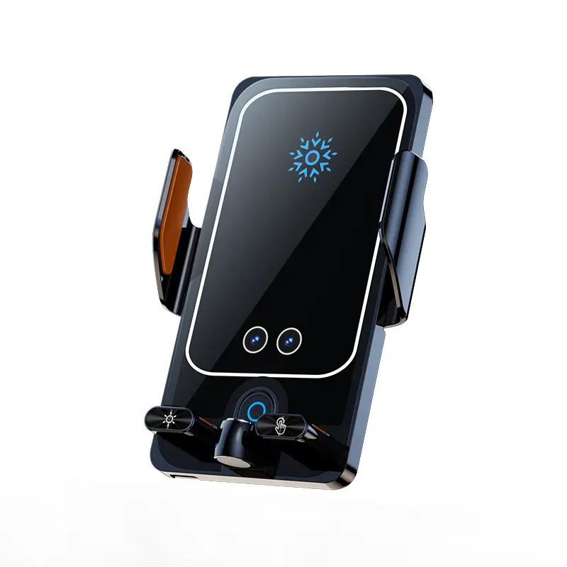 Magnetic Car Phone Holder with Fast Charging & Wireless Connection - Image 2