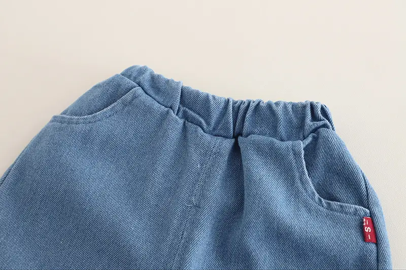 Boys Green Dinosaur Crewneck Denim Shorts Set — feature 5