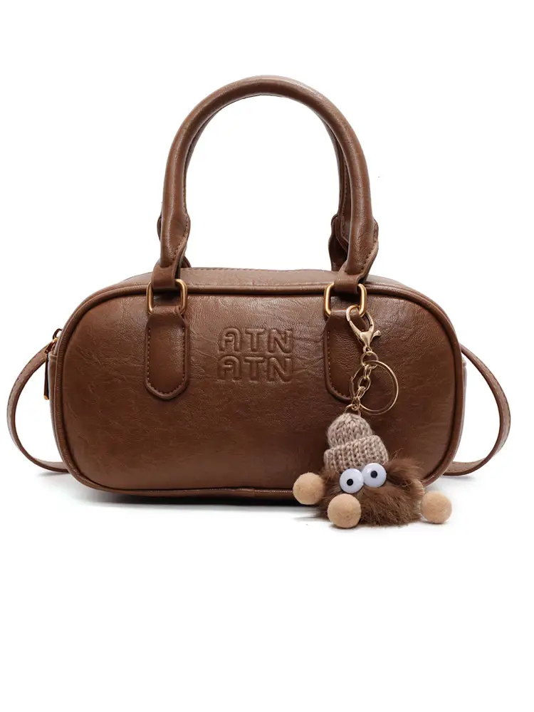 Vintage Black Shoulder Crossbody Bag for Women 2024