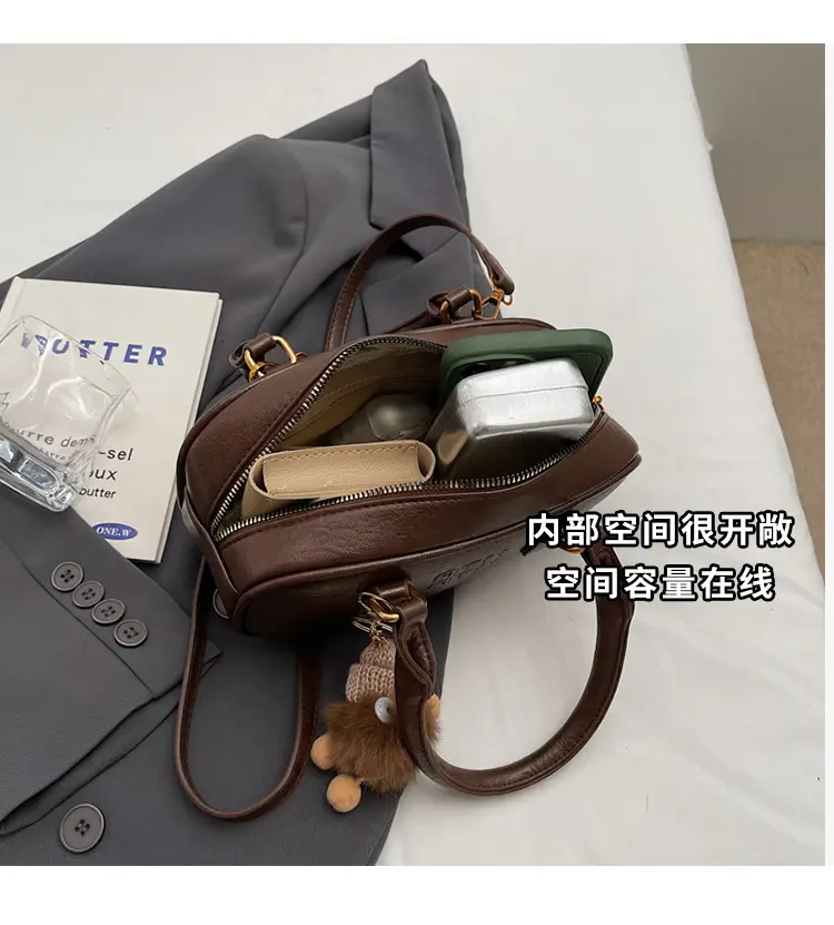 Vintage Black Shoulder Crossbody Bag for Women 2024 — feature 11