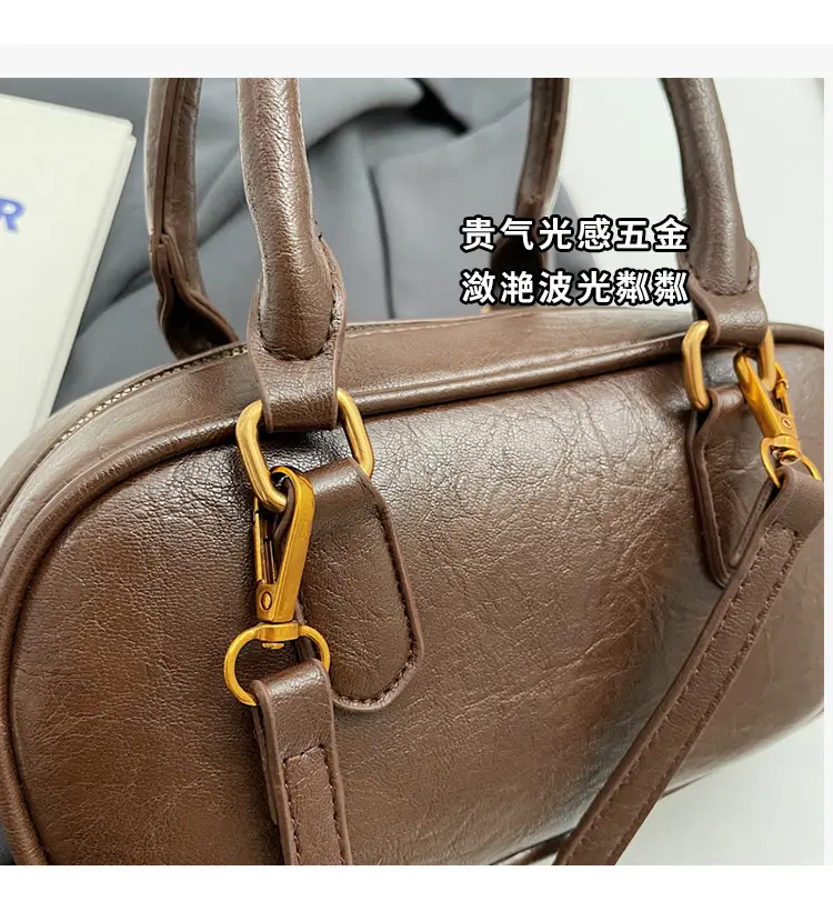 Vintage Black Shoulder Crossbody Bag for Women 2024 — feature 5