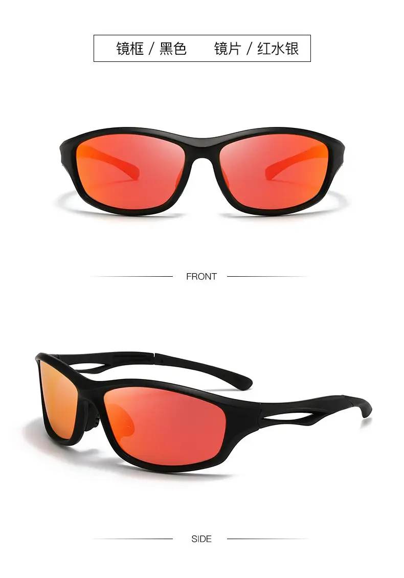 Men's Silver Polarized Sunglasses Black Lenses β feature 13