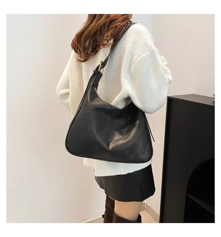 Brown Korean Style Large Capacity Commuter Tote Bag — feature 30