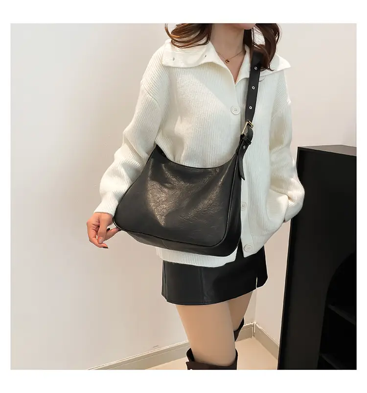 Brown Korean Style Large Capacity Commuter Tote Bag — feature 32