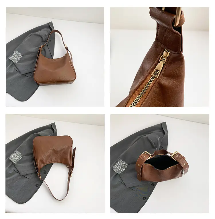 Brown Korean Style Large Capacity Commuter Tote Bag — feature 8