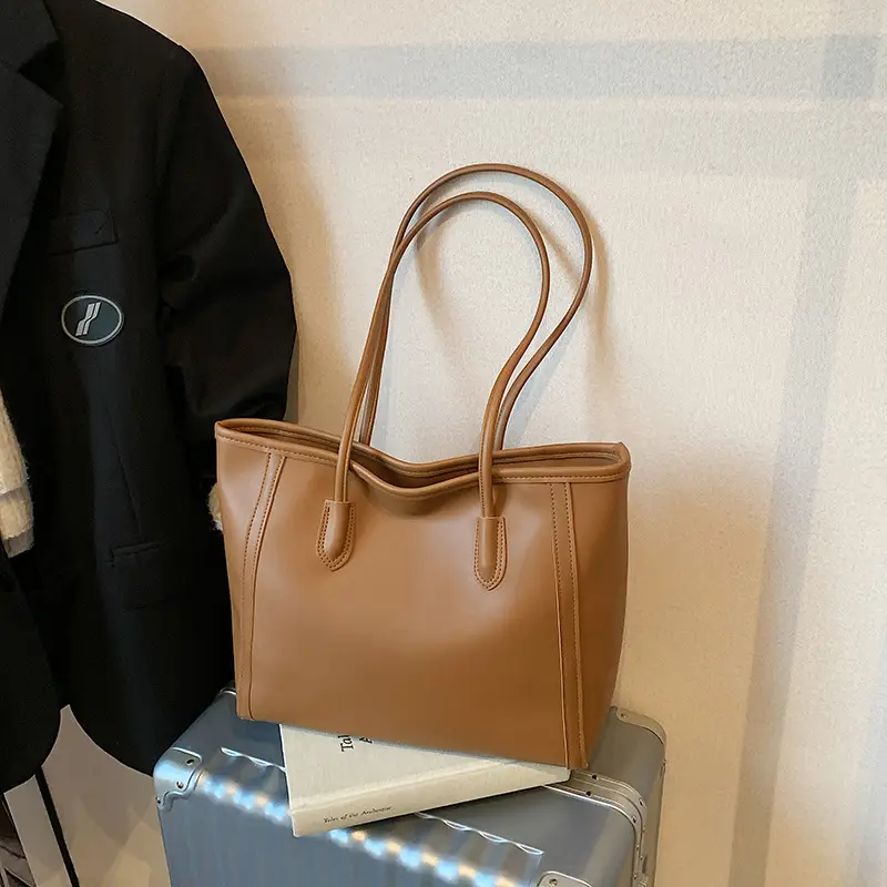 Vintage Tan Shoulder Bag for Women 2024 New Style - Image 7