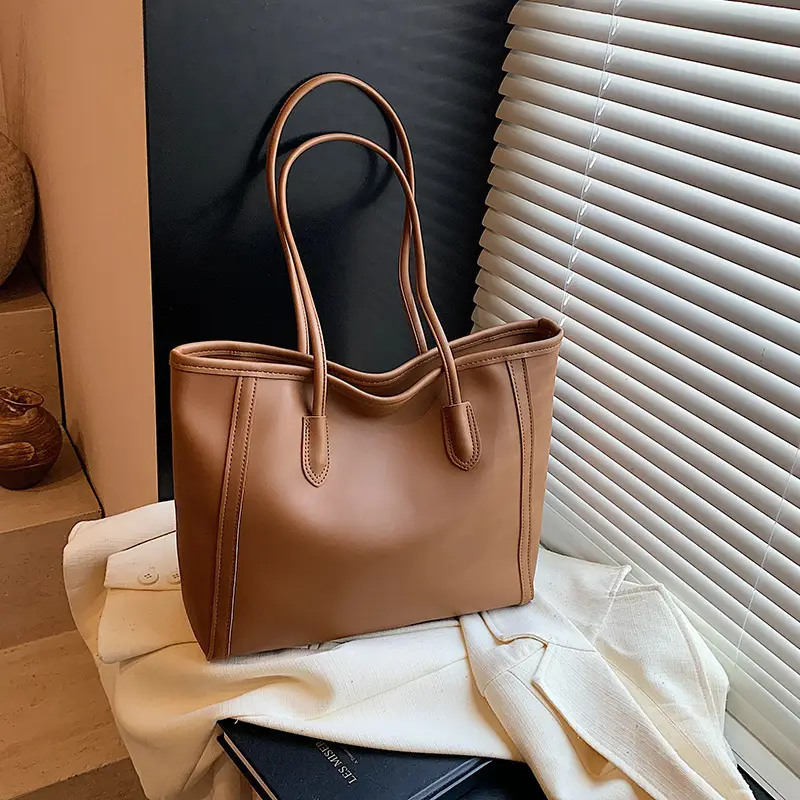 Vintage Tan Shoulder Bag for Women 2024 New Style - Image 9