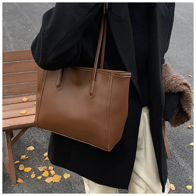Vintage Tan Shoulder Bag for Women 2024 New Style — feature 15