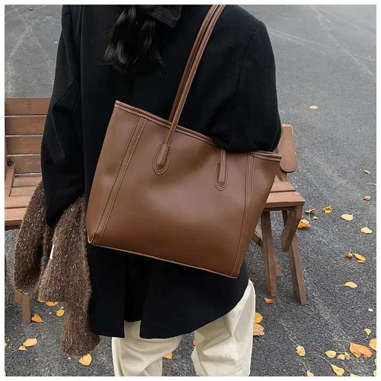 Vintage Tan Shoulder Bag for Women 2024 New Style — feature 16