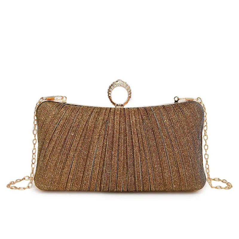 Black Sparkly Crossbody Clutch Bag for Women - Image 9