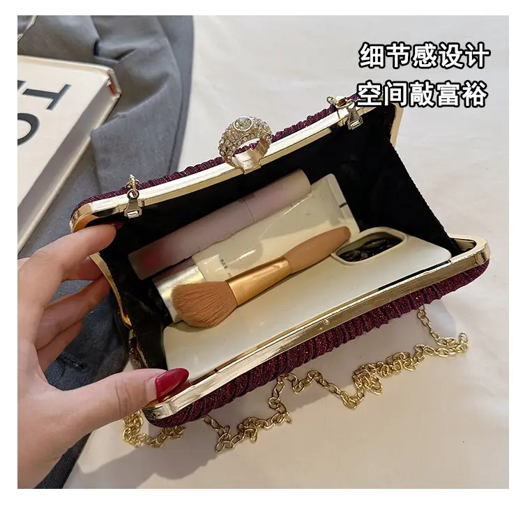 Black Sparkly Crossbody Clutch Bag for Women — feature 10