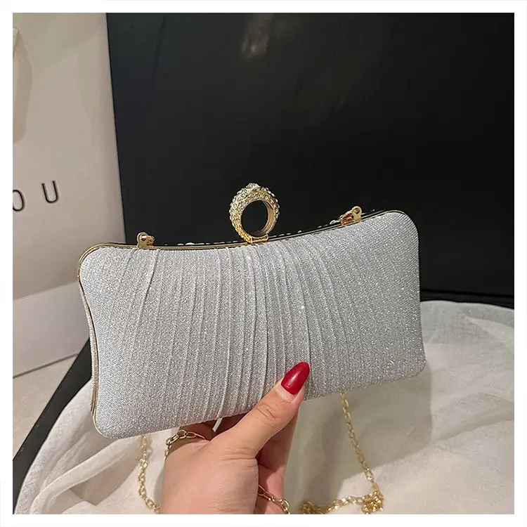 Black Sparkly Crossbody Clutch Bag for Women — feature 20