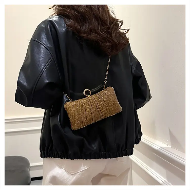 Black Sparkly Crossbody Clutch Bag for Women — feature 22