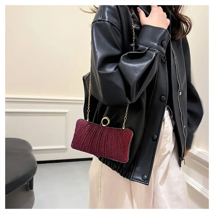 Black Sparkly Crossbody Clutch Bag for Women — feature 26