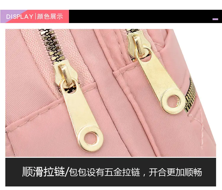 Red Quilted Shoulder Crossbody Bag with Data Holes — feature 13