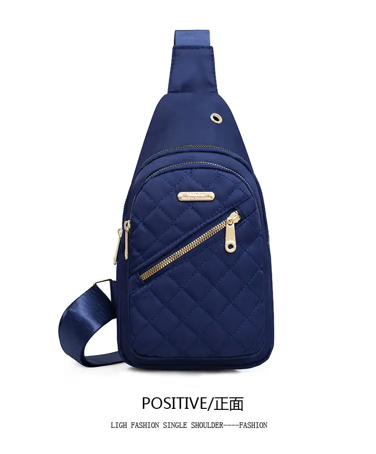 Red Quilted Shoulder Crossbody Bag with Data Holes - Image 15