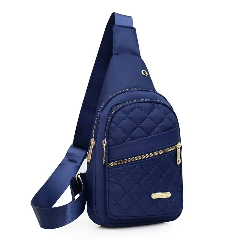 Red Quilted Shoulder Crossbody Bag with Data Holes - Image 20